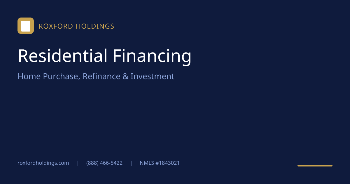 Financiamiento Residencial miniatura de página